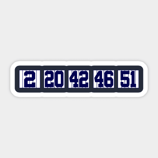 Yankees 90s Dynasty Sticker by Retro Sports